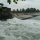Il fiume Po è stato tagliato in due