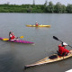In Canoa dal Monviso a Cremona: ma si bloccano a Casale