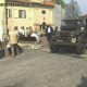 Mezzi militari a Crea