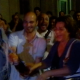 Titti Palazzetti entra nel cortile di Palazzo Sangiorgio