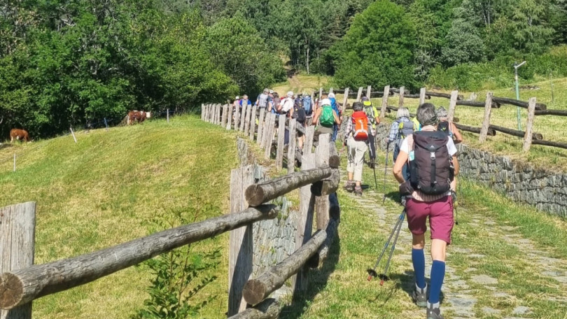 Il gruppo Escursionismo del Cai di Casale nel Parco Naturale del Mont Avic