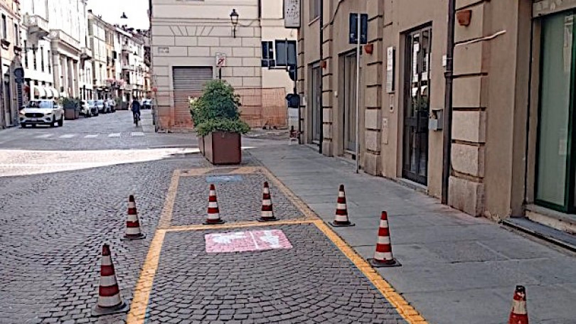 Nuovi parcheggi rosa a Casale Monferrato