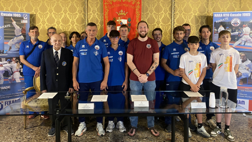 Naka Ryu Casale 1965: la squadra pronta per l’intensa stagione internazionale nel circuito WKF