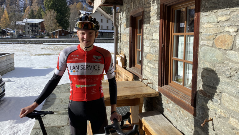 Gabriel Curtaz, dal biathlon al ciclismo