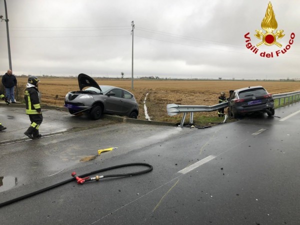 Incidente tra Desana e Trino: due feriti - Il Monferrato