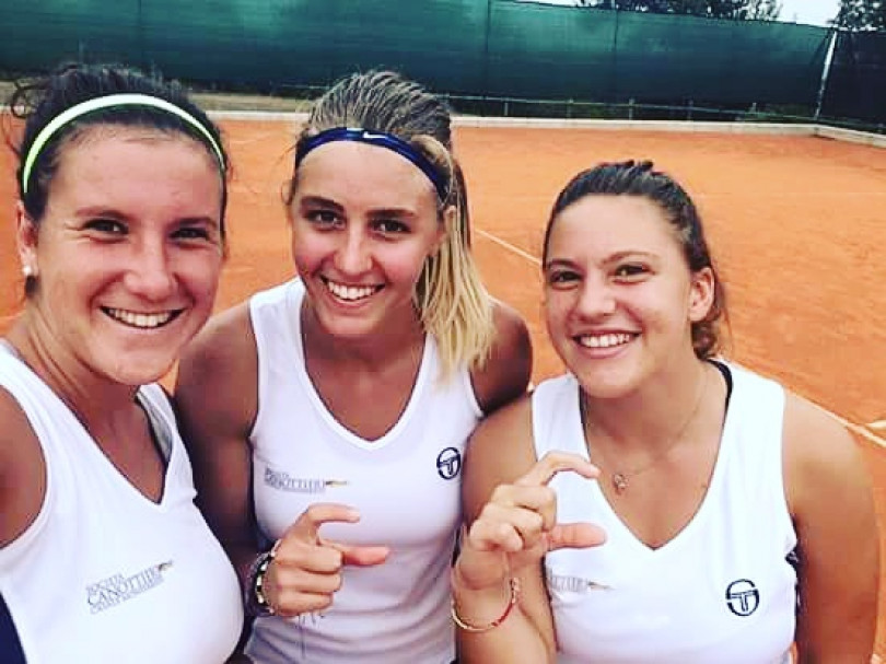 Tennis: la Canottieri conquista la serie C femminile