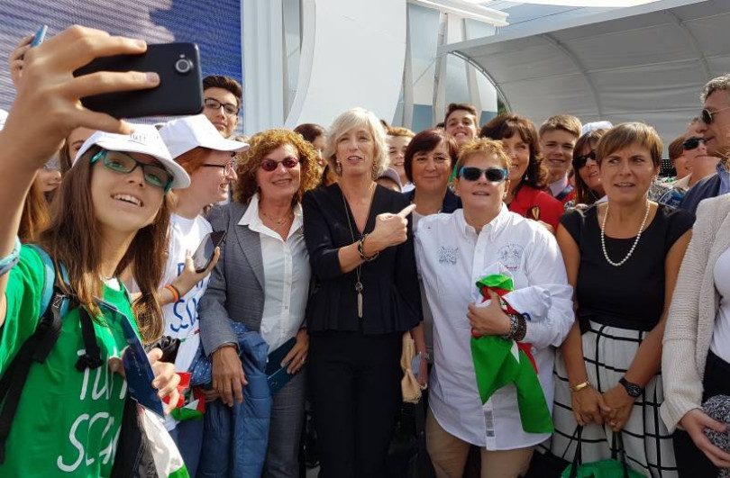 Le scuole casalesi a Sondrio per l'inaugurazione dell'anno scolastico