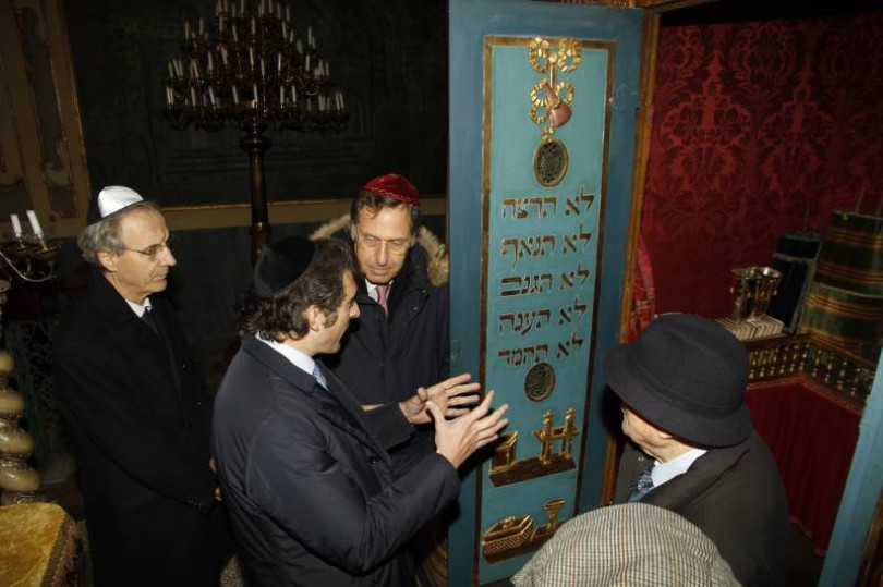 Assessore regionale Coppola: promesse per l'ampliamento del Museo israelitico