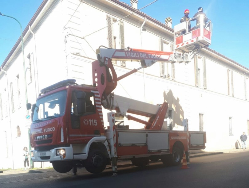 Intervento dei Vigili del Fuoco per una fuga di gas da un fornello lasciato aperto
