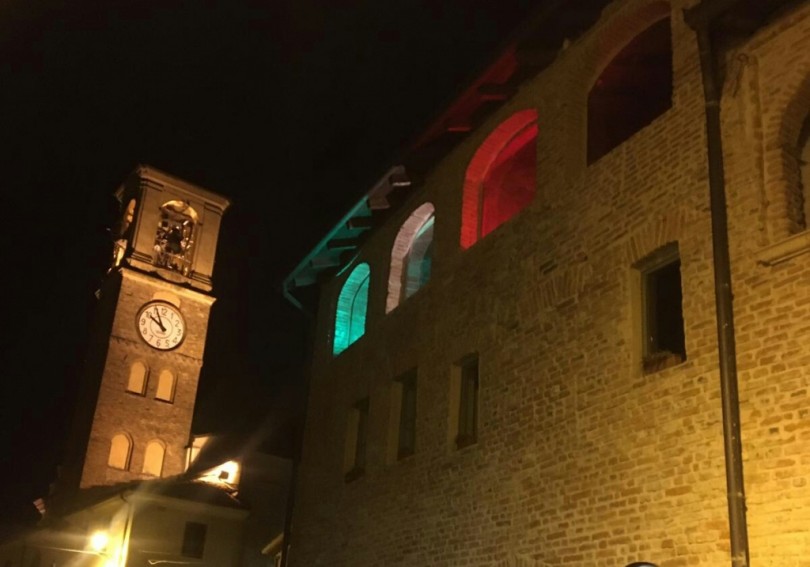 Anche a Morano l'illuminazione tricolore