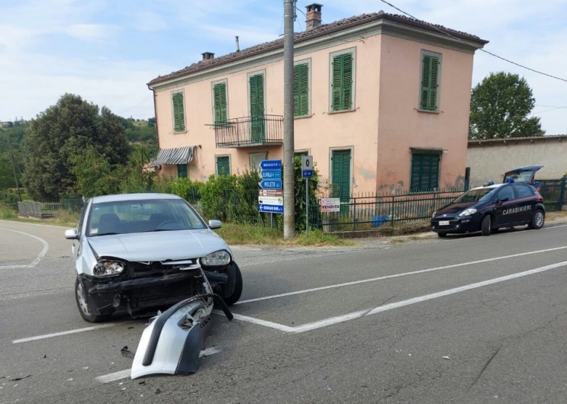 Vignale, incidente sulla Sp50