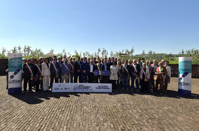 Al Castello del Monferrato la firma degli Accordi per i Fondi di Sviluppo e Coesione