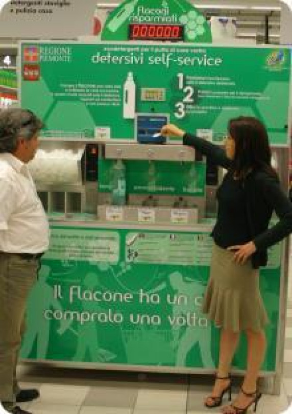 Detersivi alla spina: progetto regionale per limitare gli imballaggi