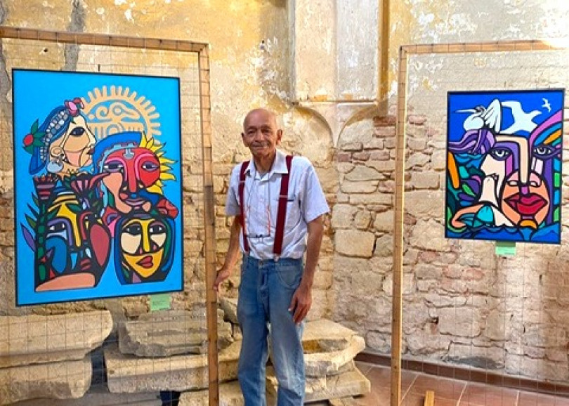 Hector Carrasco muralista cileno: mostra e libro