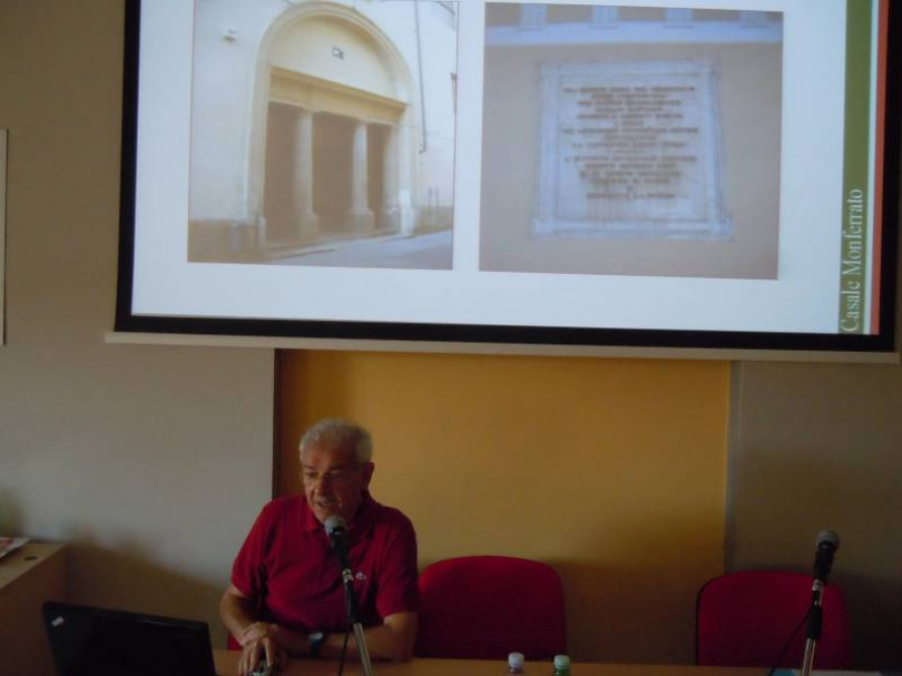 Al convegno di geografia Dionigi Roggero racconta 'Monferrato Tricolore'