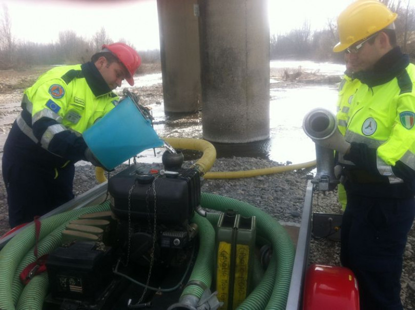 Protezione Civile Casale in azione sullo Scrivia