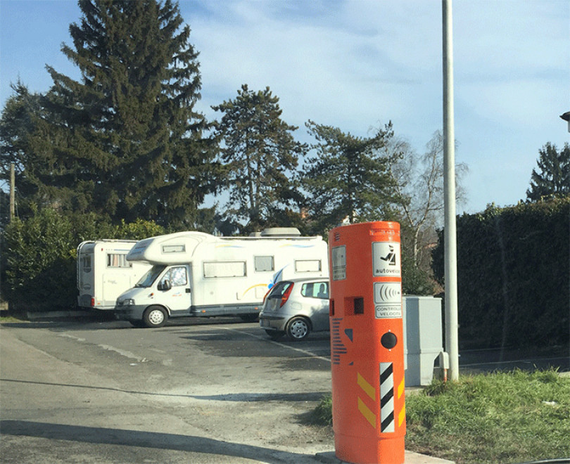 Lavori a S. Salvatore: strade e box per controllo velocità