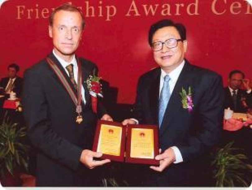 Pechino premia Casale: a Bisoffi  il Friendship Award per la pioppicoltura