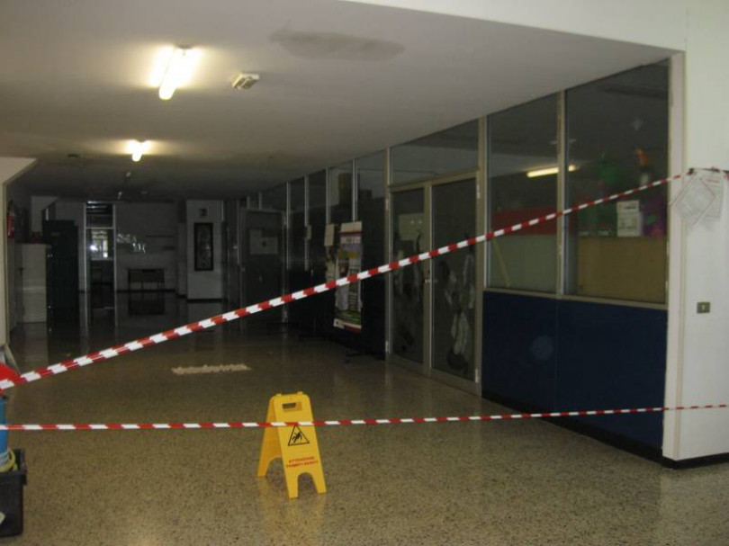 Trino: lezioni sospese, la scuola è allagata