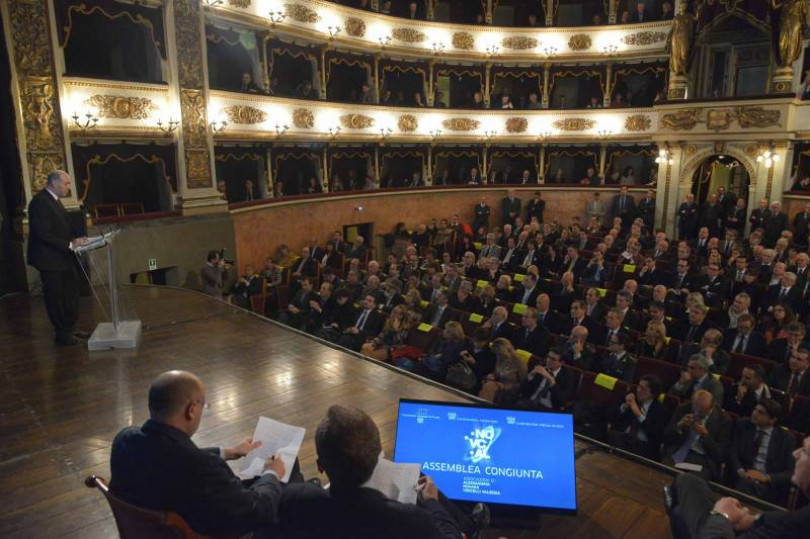 Assemblea al Municipale di Casale per Confindustria Alessandria, Vercelli e Novara