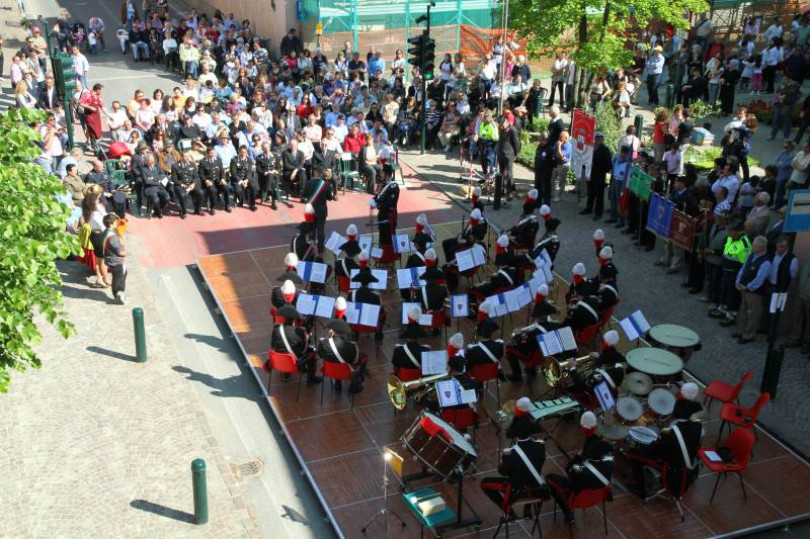 La Fanfara dei Carabinieri: concerto del “Lombardia” in piazza Carlo Alberto a Occimiano