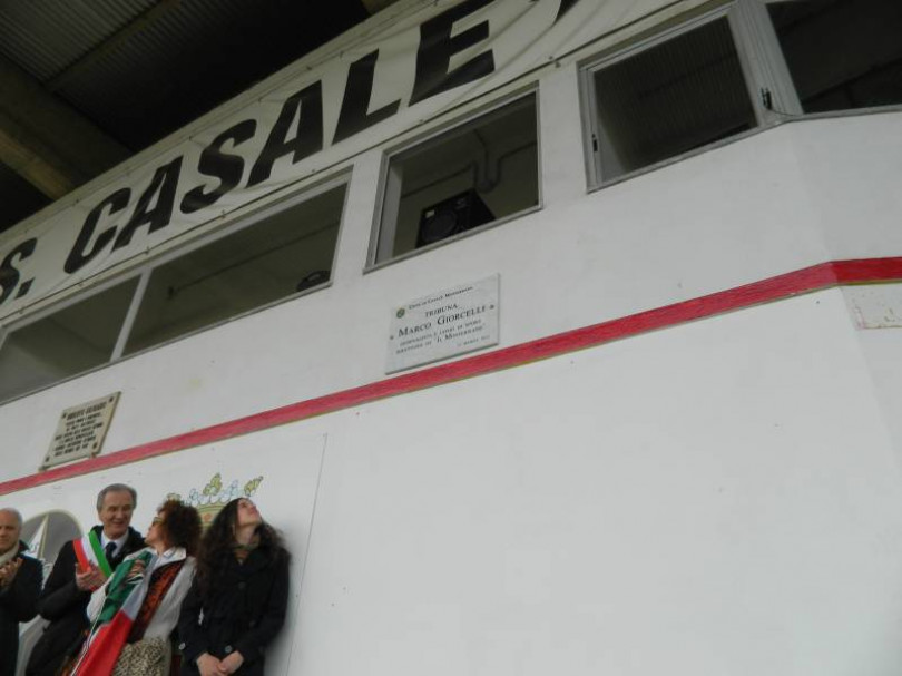 La tribuna dello stadio 