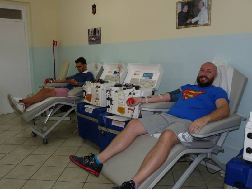 Donazione di sangue collettiva organizzata Gruppo Fidas Donatori di Sangue di Trino