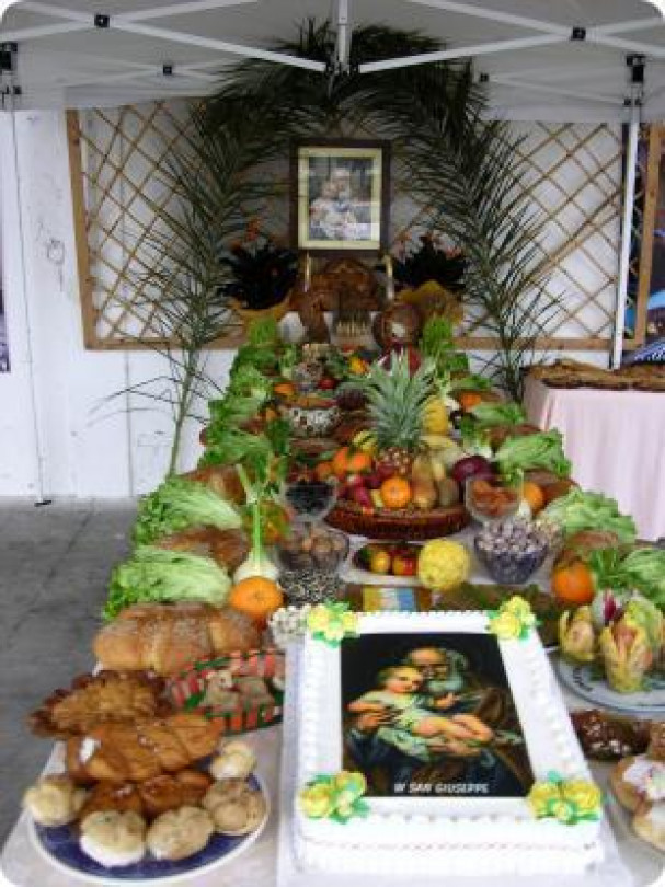 San Giuseppe a quota trentamila --Gemellaggio rafforzato con sapori e profumi di Sicilia