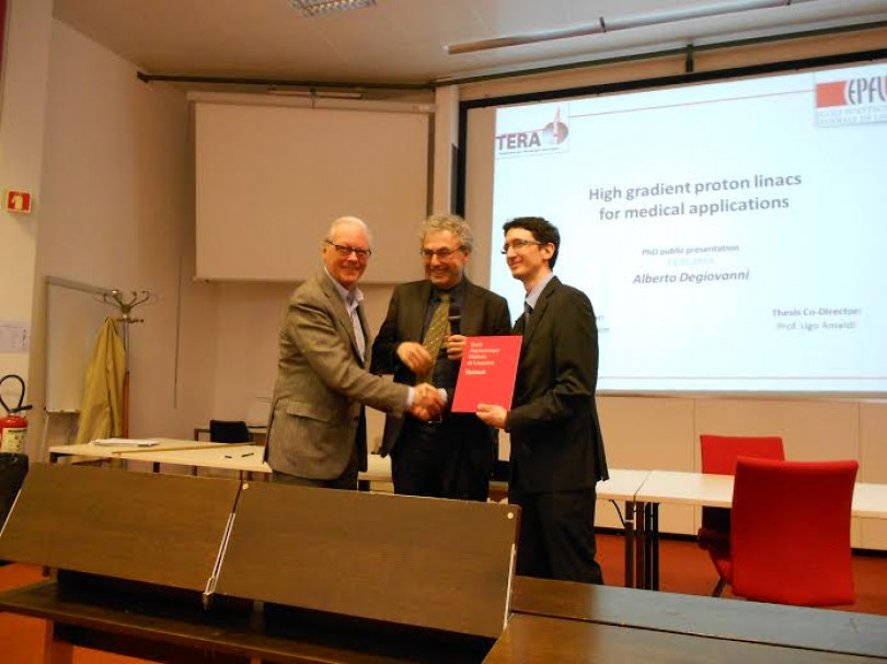 Alberto Degiovanni e il dottorato al Cern di Ginevra