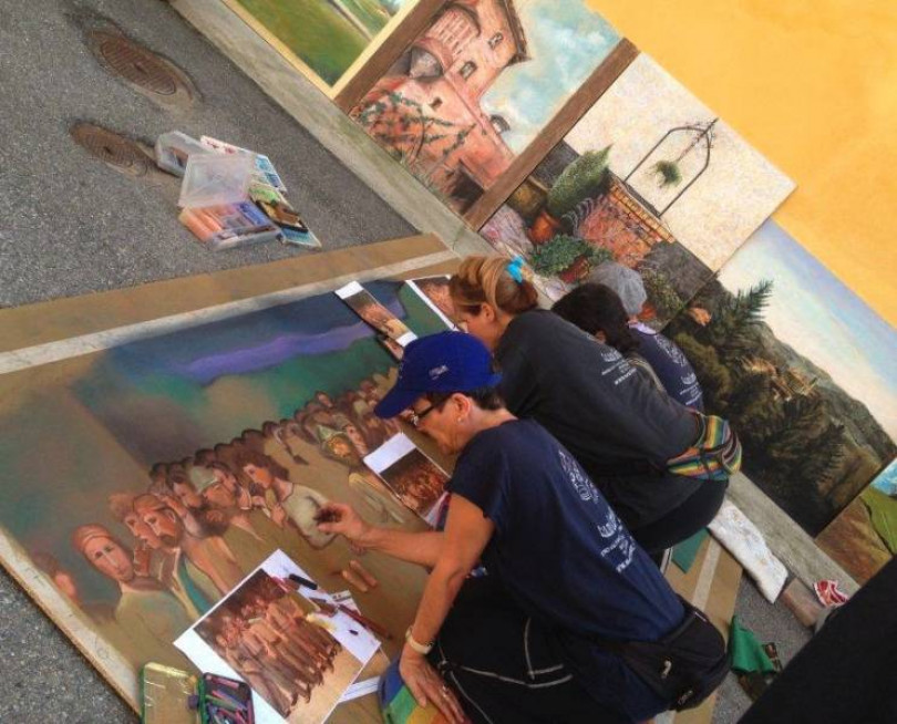 Odalengo Grande è in festa con “I Madonnari tra Pizzi e Merletti”