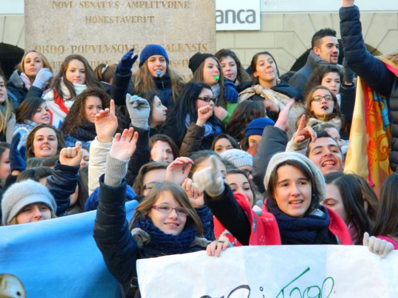 Seconda giornata di sciopero - Gli studenti del Lanza a colloquio con il sindaco di Casale e il presidente della Provincia