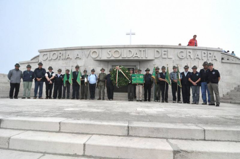 Gli Alpini di Casale a Cima Grappa