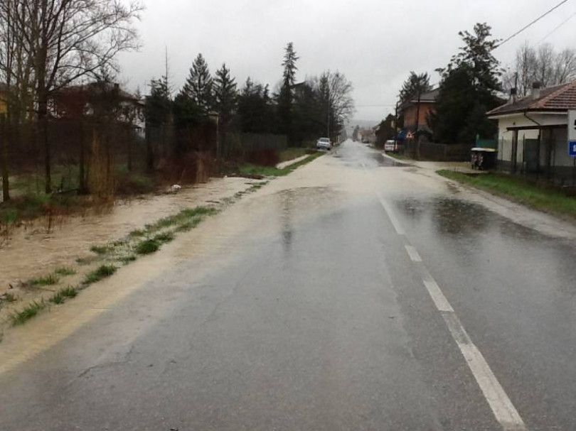 Frane e allagamenti in Monferrato causati dal maltempo