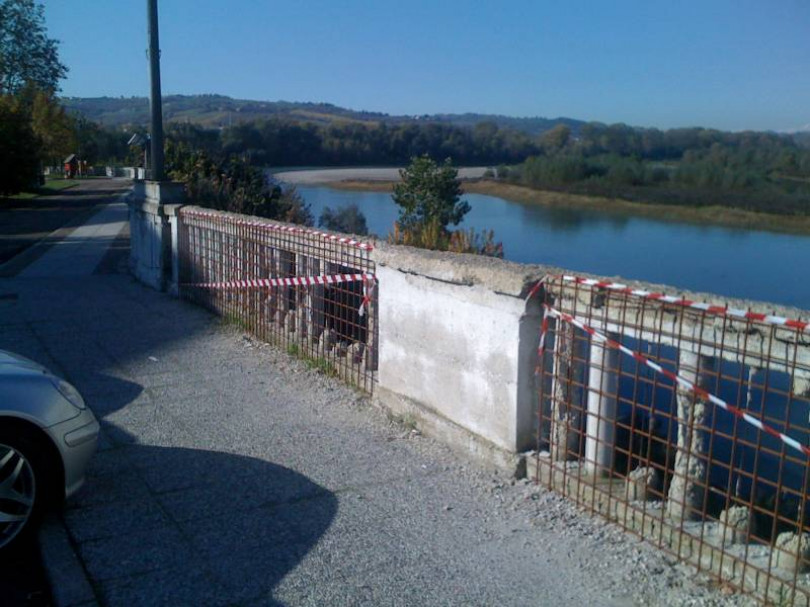 Interventi sulla balaustra del lungo Po di Casale Monferrato