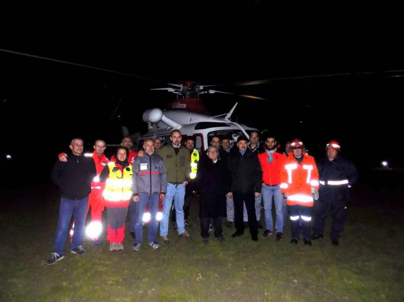 Elisoccorso notturno: il «battesimo» del servizio sanitario