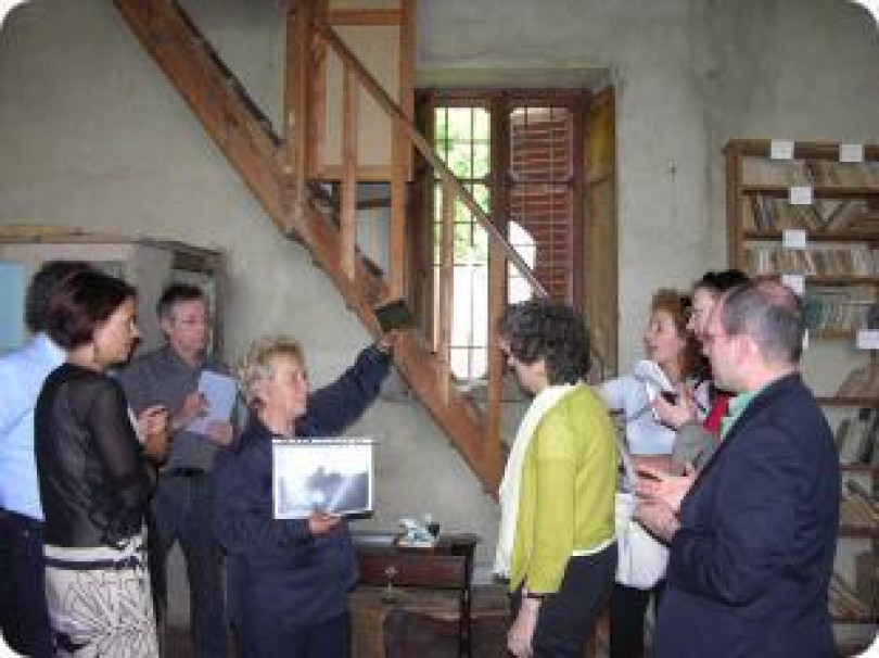 Studio Morbelli recuperato, c'era anche l'inviato del Times