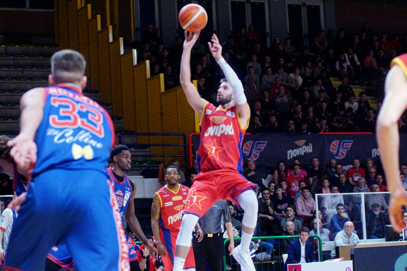 Al termine di una sfida equilibrata la Novipiù supera Cagliari 83-74