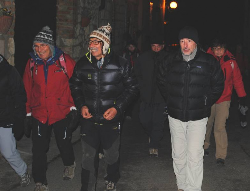 Una camminata al chiaro di luna con il Cai al colle di Sant'Anna