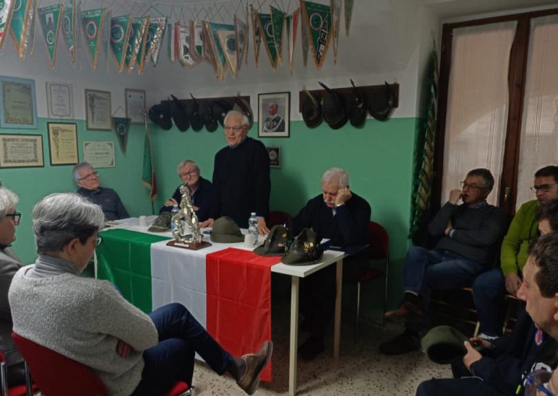 L'assemblea del gruppo Alpini di Occimiano