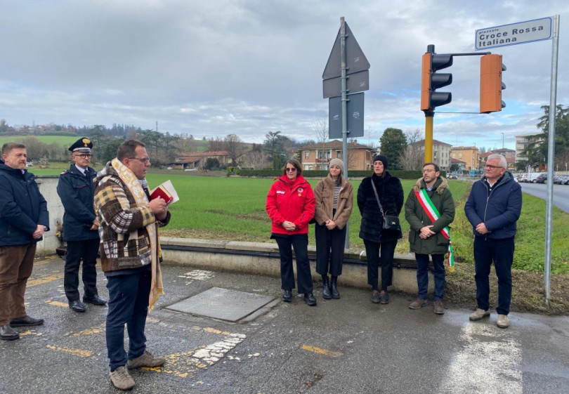 Un piazzale intitolato alla Croce Rossa Italiana