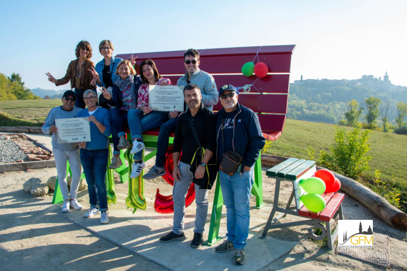 La Big Bench di Camagna ha festeggiato un anno