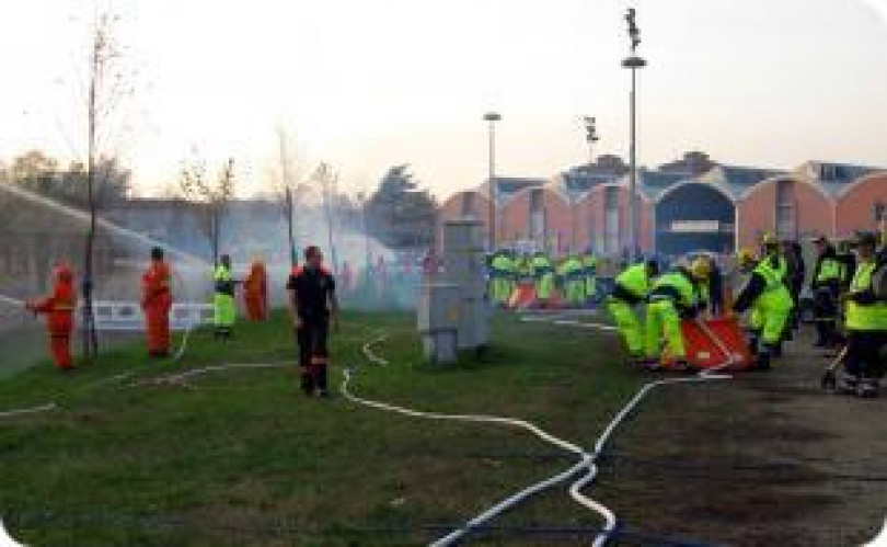 Tre giorni con la Protezione Civile al Villaggio Eridano allestito in cittadella