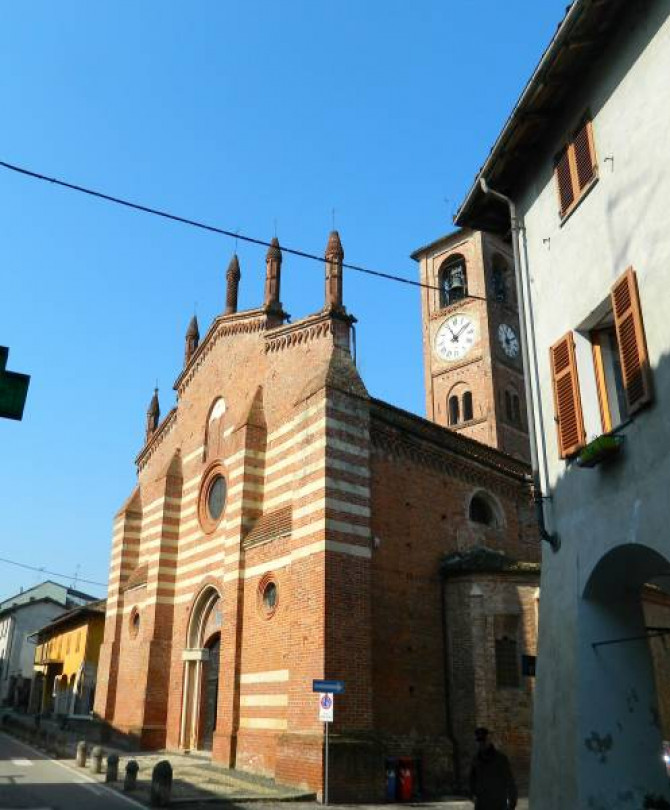 Pontestura, Sant'Agata: un fonte battesimale da Lucedio - Intervento di O. Musso