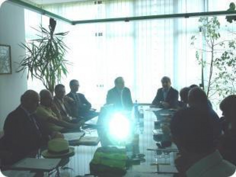 Asl unica: presentato il nuovo logo e il nuovo sito dai dirigenti dell'azienda, con il presidente della Provincia Filippi e il sindaco di Casale Mascarino