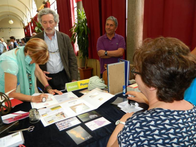 Al Leardi annullo filatelico della DOC50 e premiazione borse di studio