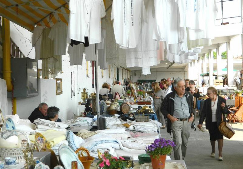 Mummia didattica al Mercatino dell'antiquariato di Casale