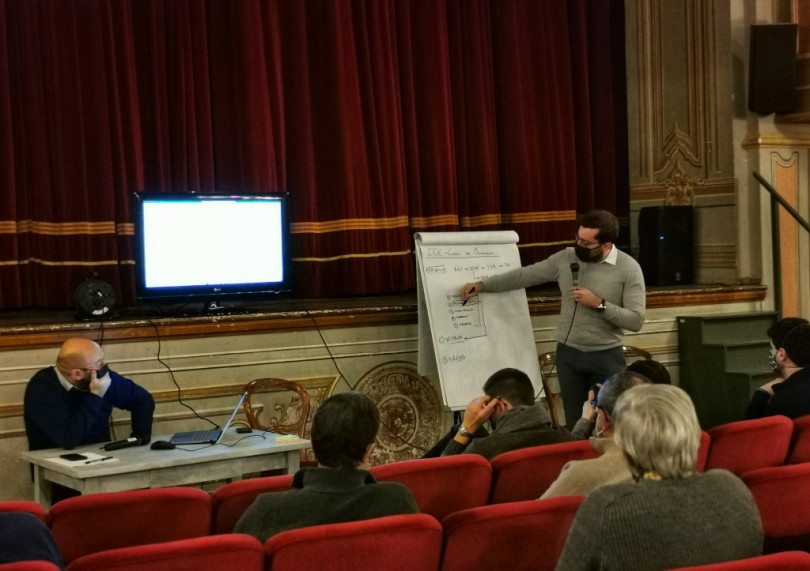 Slogan e logo del Distretto del Commercio 