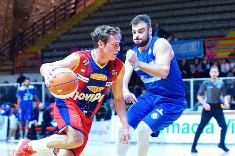 La Novipiù conclude il 2019 nell'anticipo di sabato sera contro l'Eurobasket Roma