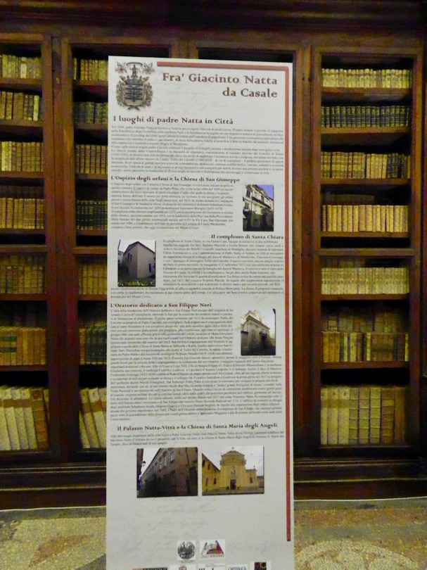 VIDEO - All’inaugurazione della mostra su Frà Giacinto Natta nella biblioteca del seminario di Casale