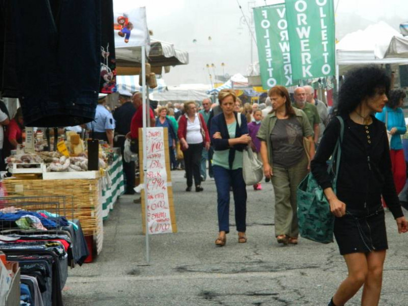 La fiera d'agosto in piazza Castello a Casale